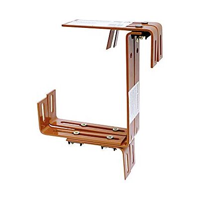 GELI Thermo Plastic Fixation pour jardinière de balcon Grande capacité de charge terracotta - Publicité GELI Thermo Plastic Fixation pour jardinière de balcon Grande capacité de charge terracotta - Publicité