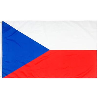 aricona Drapeau Tchéquie 90x150cm – tchèque résistant aux intempéries, avec œillets en laiton, 100% polyester, coutures doubles robustes et couleurs éclatantes – pour les passionnés de drapeaux - Publicité aricona Drapeau Tchéquie 90x150cm – tchèque résistant aux intempéries, avec œillets en laiton, 100% polyester, coutures doubles robustes et couleurs éclatantes – pour les passionnés de drapeaux - Publicité