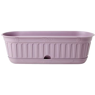 bama 30950 Jardinière avec Soucoupe à réserve d'eau 49x18x15 cm Lavande - Publicité bama 30950 Jardinière avec Soucoupe à réserve d'eau 49x18x15 cm Lavande - Publicité