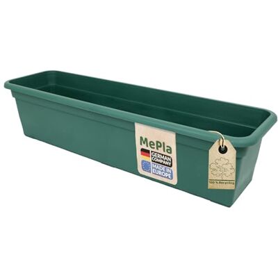 MePla Bacs à Fleurs Balcon Standard Longueur 100 CM, Largeur 16,7 CM, Vert, Résistant aux Intempéries De Résistant Aux UV Plastique - Publicité MePla Bacs à Fleurs Balcon Standard Longueur 100 CM, Largeur 16,7 CM, Vert, Résistant aux Intempéries De Résistant Aux UV Plastique - Publicité