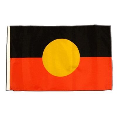 Digni® Drapeau Australie Aborigène 30 x 45 cm - Publicité Digni® Drapeau Australie Aborigène 30 x 45 cm - Publicité