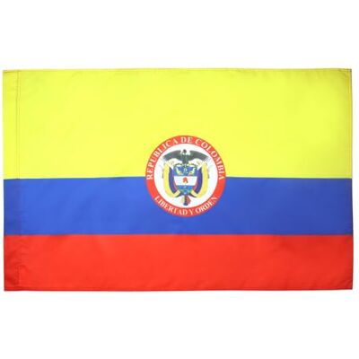Drapeau de la Colombie AZ FLAG 90x60cm - Facile à fixer - Publicité Drapeau de la Colombie AZ FLAG 90x60cm - Facile à fixer - Publicité