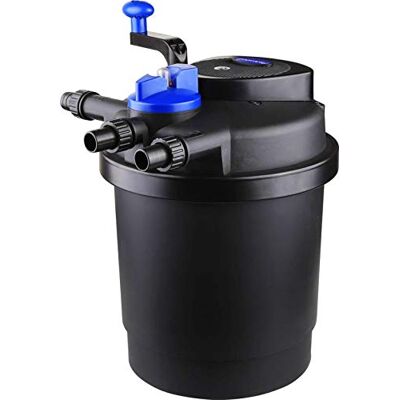 AquaOne CPF 2500 Bio Filtre pour bassins d'agrément sous pression 6000 l Filtre de bassin avec filtre à pression UVC 11 W Transparent UV C 11 W - Publicité AquaOne CPF 2500 Bio Filtre pour bassins d'agrément sous pression 6000 l Filtre de bassin avec filtre à pression UVC 11 W Transparent UV C 11 W - Publicité