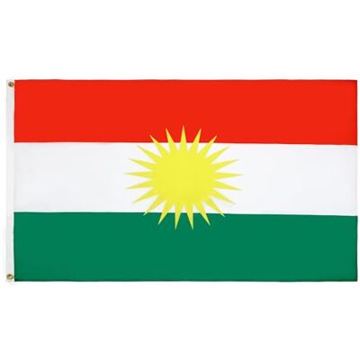 AZ FLAG - Kurdistan Flag - 90x60 cm - Indoor Outdoor - Flag - Publicité AZ FLAG - Kurdistan Flag - 90x60 cm - Indoor Outdoor - Flag - Publicité