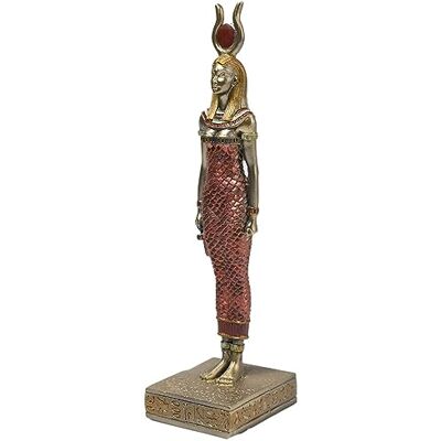lachineuse Statuette Hathor H. 21 cm Déesse Égyptienne Nebèthetepèt - Publicité lachineuse Statuette Hathor H. 21 cm Déesse Égyptienne Nebèthetepèt - Publicité