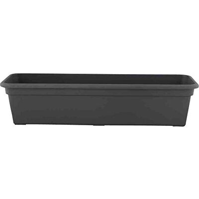 Siena Garden Jardinière de Balcon Anthracite 80 cm - Publicité Siena Garden Jardinière de Balcon Anthracite 80 cm - Publicité