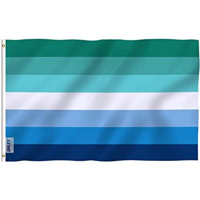Anley Fly Breeze Drapeau MLM Vincian Pride 0,9x1,5 m – Résistant à la décoloration – En-tête en toile et double couture – Hommes aimant les hommes Gay LGBT Drapeaux en polyester avec œillets en laito - Publicité Anley Fly Breeze Drapeau MLM Vincian Pride 0,9x1,5 m – Résistant à la décoloration – En-tête en toile et double couture – Hommes aimant les hommes Gay LGBT Drapeaux en polyester avec œillets en laito - Publicité