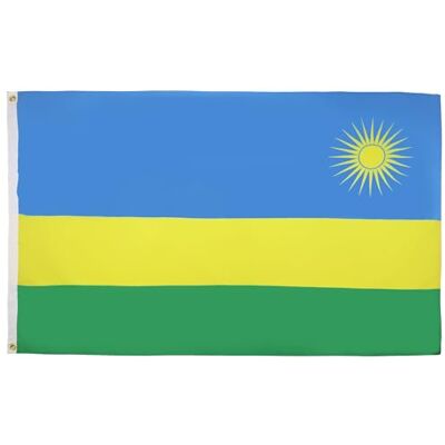 RwandaFlag - RW-90x60 - 90x60 cm - Drapeau - Publicité RwandaFlag - RW-90x60 - 90x60 cm - Drapeau - Publicité