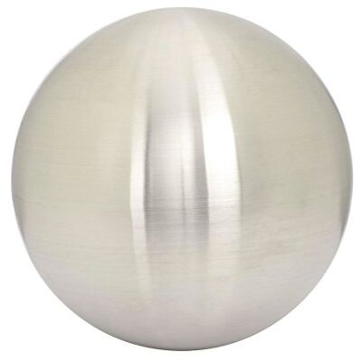Dehner Boule en Acier Inoxydable brossé, Ø 25 cm, argenté - Publicité Dehner Boule en Acier Inoxydable brossé, Ø 25 cm, argenté - Publicité