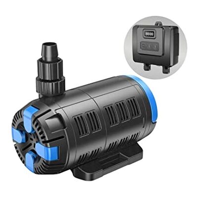 AquaOne Pompe de bassin Eco réglable CET 15000 37-180 W 7500 à 15000 l/h I Pompe de bassin de qualité supérieure avec contrôleur multifonction I Pompe spéciale pour étang de jardin I Pompe de - Publicité AquaOne Pompe de bassin Eco réglable CET 15000 37-180 W 7500 à 15000 l/h I Pompe de bassin de qualité supérieure avec contrôleur multifonction I Pompe spéciale pour étang de jardin I Pompe de - Publicité