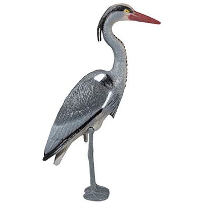 Relaxdays Statue de déco héron, Protection Contre Les Chasseurs de Poissons, Oiseau sur Pied, étang, à Planter, PE, Gris - Publicité Relaxdays Statue de déco héron, Protection Contre Les Chasseurs de Poissons, Oiseau sur Pied, étang, à Planter, PE, Gris - Publicité