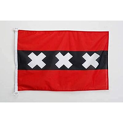 AZ FLAG - Amsterdam 45x30cm - 45x30cm - Drapeau - Publicité AZ FLAG - Amsterdam 45x30cm - 45x30cm - Drapeau - Publicité