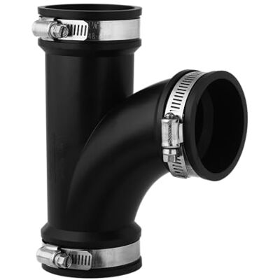 AquaForte Té Flexible 63 mm D', Plage de Serrage 63-57mm, Schwarz - Publicité AquaForte Té Flexible 63 mm D', Plage de Serrage 63-57mm, Schwarz - Publicité