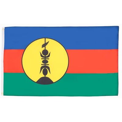 Drapeau de la Nouvelle Calédonie - 150x90cm - Polyester, Œillets métalliques - Publicité Drapeau de la Nouvelle Calédonie - 150x90cm - Polyester, Œillets métalliques - Publicité