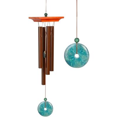 Woodstock Chimes WOODWTBR Turquoise Carillon - Publicité Woodstock Chimes WOODWTBR Turquoise Carillon - Publicité