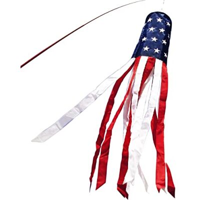Anley 60Cm Drapeau Américain Manche à Vent, Décorations Patriotiques Etoiles & Rayures -Étoiles Brodées Résistantes à la Décoloration 5Pi - Publicité Anley 60Cm Drapeau Américain Manche à Vent, Décorations Patriotiques Etoiles & Rayures -Étoiles Brodées Résistantes à la Décoloration 5Pi - Publicité