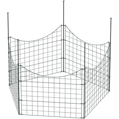 WilTec Clôture de bassin Fil de fer ⌀ 2,5 mm Vert 7,5 kg Maille 65 x 65 mm Hauteur 52 cm Grillage de jardin Barrière extérieure Grillage métallique Délimitation protection Enfants Animaux Étang - Publicité WilTec Clôture de bassin Fil de fer ⌀ 2,5 mm Vert 7,5 kg Maille 65 x 65 mm Hauteur 52 cm Grillage de jardin Barrière extérieure Grillage métallique Délimitation protection Enfants Animaux Étang - Publicité