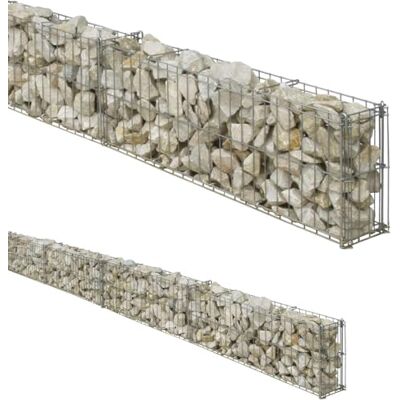 bellissa set pour mur-gabion 95553 mur-gabion, cages à pierres longueur réglable, kit évolutif- 464 x 10 x 20 cm - Publicité bellissa set pour mur-gabion 95553 mur-gabion, cages à pierres longueur réglable, kit évolutif- 464 x 10 x 20 cm - Publicité