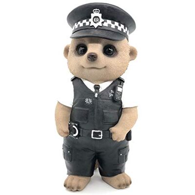 Vivid Arts Décoration de maison ou de jardin en forme de bébé suricate policier (XMK-2333-D) - Publicité Vivid Arts Décoration de maison ou de jardin en forme de bébé suricate policier (XMK-2333-D) - Publicité