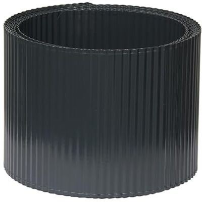 bellissa Bordure de Jardin & pelouse Petite Vague en métal 99733 tôle en Acier galvanisé, Anthracite 5 m x 14 cm, avec Technique d'assemblage brevetée - Publicité bellissa Bordure de Jardin & pelouse Petite Vague en métal 99733 tôle en Acier galvanisé, Anthracite 5 m x 14 cm, avec Technique d'assemblage brevetée - Publicité
