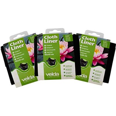 velda Chiffon Planter pour panier 45 x 45 cm (lot de 3) - Publicité velda Chiffon Planter pour panier 45 x 45 cm (lot de 3) - Publicité