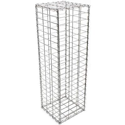 WilTec Gabion – 100 x 50 x 30 cm – Largeur maille 5 x 10 cm – Mur Paroi en pierre, Bordure de jardin, Espalier à Grillage métallique, Clôture, Panier – pour Jardinage, Paysagisme - Publicité WilTec Gabion – 100 x 50 x 30 cm – Largeur maille 5 x 10 cm – Mur Paroi en pierre, Bordure de jardin, Espalier à Grillage métallique, Clôture, Panier – pour Jardinage, Paysagisme - Publicité