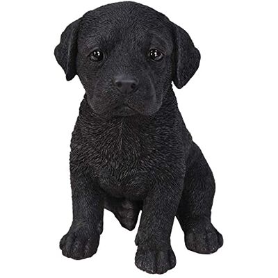 Vivid Arts Figurine de chiot labrador Noir - Publicité Vivid Arts Figurine de chiot labrador Noir - Publicité