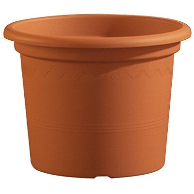 EURO3PLAST - Geo - ø25 cm - Terracotta - Pot de fleurs - Publicité EURO3PLAST - Geo - ø25 cm - Terracotta - Pot de fleurs - Publicité
