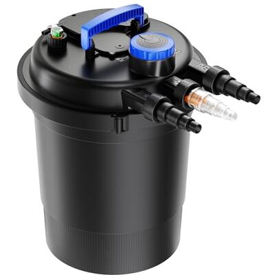 WilTec CPF-250 Filtre de bassin à pression avec stérilisation UV 420 x 420 x 500 mm 11 W/étang 10000 l max. / réservoir 25 l Nettoyage facile Filtration eau à grand débit - Publicité WilTec CPF-250 Filtre de bassin à pression avec stérilisation UV 420 x 420 x 500 mm 11 W/étang 10000 l max. / réservoir 25 l Nettoyage facile Filtration eau à grand débit - Publicité