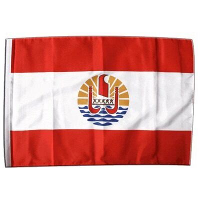 Digni® Drapeau France Polynésie française 30 x 45 cm - Publicité Digni® Drapeau France Polynésie française 30 x 45 cm - Publicité