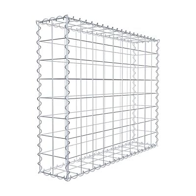 GABIONDECO Gabion - Grillage en acier galvanisé 100x80x20cm spirale - Publicité GABIONDECO Gabion - Grillage en acier galvanisé 100x80x20cm spirale - Publicité