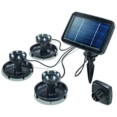 Esotec Projecteur solaire Splash h pour bassin ou fontaine - Publicité Esotec Projecteur solaire Splash h pour bassin ou fontaine - Publicité