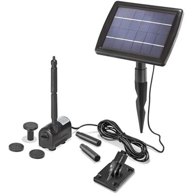 Esotec Pompe de bassin alimentée à l'énergie solaire 175 l/h 2 W Hauteur de bassin 70 cm - Publicité Esotec Pompe de bassin alimentée à l'énergie solaire 175 l/h 2 W Hauteur de bassin 70 cm - Publicité