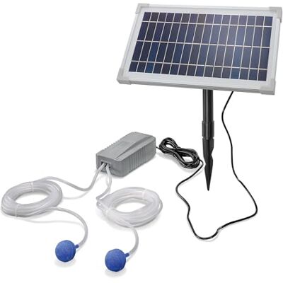 Esotec Pro 101845 Aérateur de bassin solaire professionnel 8 W 200 lh Air – Panneau solaire extra large pour une meilleure fonction – Aération pompe à oxygène pour bassin de jardin Pompe à air Pompe - Publicité Esotec Pro 101845 Aérateur de bassin solaire professionnel 8 W 200 lh Air – Panneau solaire extra large pour une meilleure fonction – Aération pompe à oxygène pour bassin de jardin Pompe à air Pompe - Publicité
