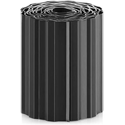 com-four ® Bordure de pelouse en Plastique Bordure de Plate-Bande pour pelouses, parterres de Fleurs ou comme Bordure de Tonte Longueur réglable Individuellement 20 x 900 cm - Publicité com-four ® Bordure de pelouse en Plastique Bordure de Plate-Bande pour pelouses, parterres de Fleurs ou comme Bordure de Tonte Longueur réglable Individuellement 20 x 900 cm - Publicité