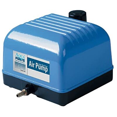 AquaForte Pompe à Air Hi-Flow V-60, Boîtier en Aluminium, Silencieuse et Puissante, Puissance 35 Watts, Capacité à 2 mètres 40 Litres par minute, Capacité maximale Du Bassin 36 m3, Non Réglable - Publicité AquaForte Pompe à Air Hi-Flow V-60, Boîtier en Aluminium, Silencieuse et Puissante, Puissance 35 Watts, Capacité à 2 mètres 40 Litres par minute, Capacité maximale Du Bassin 36 m3, Non Réglable - Publicité