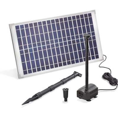 Esotec Pompe de bassin solaire 25 W avec module solaire 875 l/h Hauteur de refoulement : 2,4 m Série professionnelle 101913 - Publicité Esotec Pompe de bassin solaire 25 W avec module solaire 875 l/h Hauteur de refoulement : 2,4 m Série professionnelle 101913 - Publicité