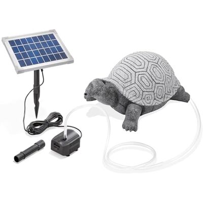 Esotec 101667 Kit complet d'étang, étang, abreuvoir à oiseaux, fontaine de jardin avec pompe solaire, tuyau de 3 m, hauteur = 17 cm - Publicité Esotec 101667 Kit complet d'étang, étang, abreuvoir à oiseaux, fontaine de jardin avec pompe solaire, tuyau de 3 m, hauteur = 17 cm - Publicité