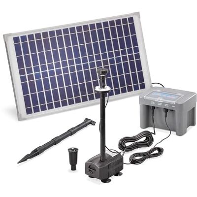 Esotec - Fountain Pro 630L-25W - 12V - LED - Pompe de bassin - Publicité Esotec - Fountain Pro 630L-25W - 12V - LED - Pompe de bassin - Publicité