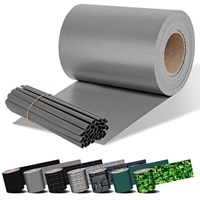 KESSER ® Bandes brise-vue en PVC de Rouleau brise-vue Clôture en treillis double opaque Résistant aux intempéries et au vent Film de clôture brise-vue jardin Clôture de jardin, gris, 35 m - Publicité KESSER ® Bandes brise-vue en PVC de Rouleau brise-vue Clôture en treillis double opaque Résistant aux intempéries et au vent Film de clôture brise-vue jardin Clôture de jardin, gris, 35 m - Publicité