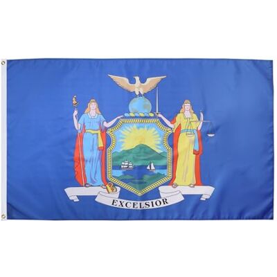 AZ FLAG - Drapeau de New York 90x60cm - Flag - Publicité AZ FLAG - Drapeau de New York 90x60cm - Flag - Publicité