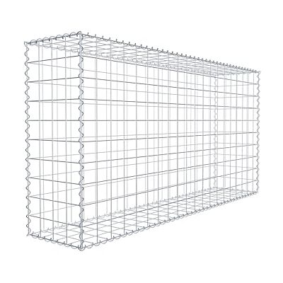 Gabion 200cm x 100cm x 40cm - Mailles 10cm - Haute qualité - Publicité Gabion 200cm x 100cm x 40cm - Mailles 10cm - Haute qualité - Publicité