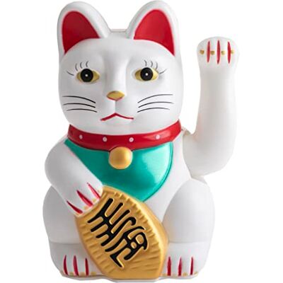 lachineuse Chat Maneki Neko Bras Qui Bouge Le Chat Porte Bonheur - Publicité lachineuse Chat Maneki Neko Bras Qui Bouge Le Chat Porte Bonheur - Publicité