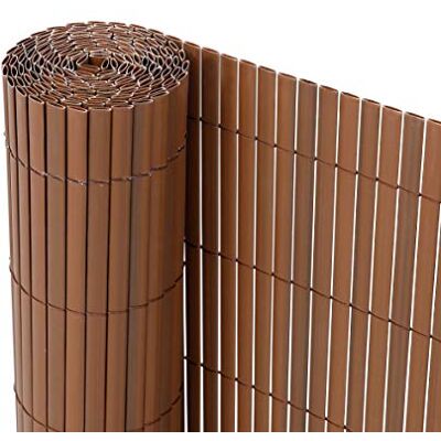 Ribelli Écran de confidentialité en PVC, Pare-Brise, Protection pour Balcon, Couleur:Brun, Longueur :9 mètres, Altitude:120 cm - Publicité Ribelli Écran de confidentialité en PVC, Pare-Brise, Protection pour Balcon, Couleur:Brun, Longueur :9 mètres, Altitude:120 cm - Publicité