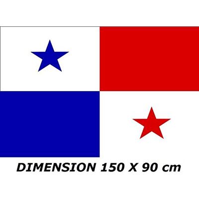 Planete Supporter *** PROMOTION *** Drapeau Panama 150 x 90 cm (Uniquement chez le vendeur = 100% conforme à l'image) - Publicité Planete Supporter *** PROMOTION *** Drapeau Panama 150 x 90 cm (Uniquement chez le vendeur = 100% conforme à l'image) - Publicité