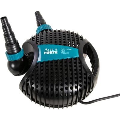 AquaForte Pompe de Bassin O-18.000, 220 Watts, Débit max. 17,5 m3Heure, Hauteur de Refoulement max. 6 m, Longueur Du Câble 10 m, moteur A-Synchrone, Pompe des particules de Saleté jusqu'à 6 mm - Publicité AquaForte Pompe de Bassin O-18.000, 220 Watts, Débit max. 17,5 m3Heure, Hauteur de Refoulement max. 6 m, Longueur Du Câble 10 m, moteur A-Synchrone, Pompe des particules de Saleté jusqu'à 6 mm - Publicité