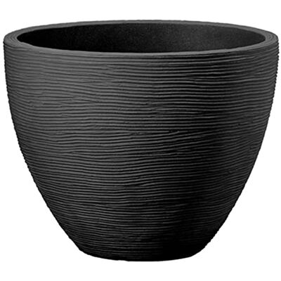 Dehner Pot de Fleurs Vino Diamètre : 40 cm Hauteur : 31 cm en Plastique Anthracite - Publicité Dehner Pot de Fleurs Vino Diamètre : 40 cm Hauteur : 31 cm en Plastique Anthracite - Publicité