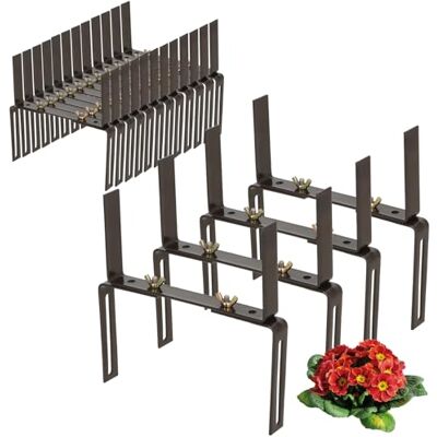 com-four ® 16x Support de jardinière pour parapets et balustrades de Balcon Fixation métallique Flexible pour jardinières réglable dans Les 2 Sens sans perçage (16 Bruns) - Publicité com-four ® 16x Support de jardinière pour parapets et balustrades de Balcon Fixation métallique Flexible pour jardinières réglable dans Les 2 Sens sans perçage (16 Bruns) - Publicité