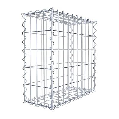 GABIONDECO Gabion - Grillage en acier galvanisé 50x50x20cm - Paysage - Publicité GABIONDECO Gabion - Grillage en acier galvanisé 50x50x20cm - Paysage - Publicité
