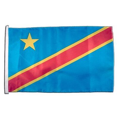 Digni® Drapeau République démocratique du Congo 30 x 45 cm - Publicité Digni® Drapeau République démocratique du Congo 30 x 45 cm - Publicité